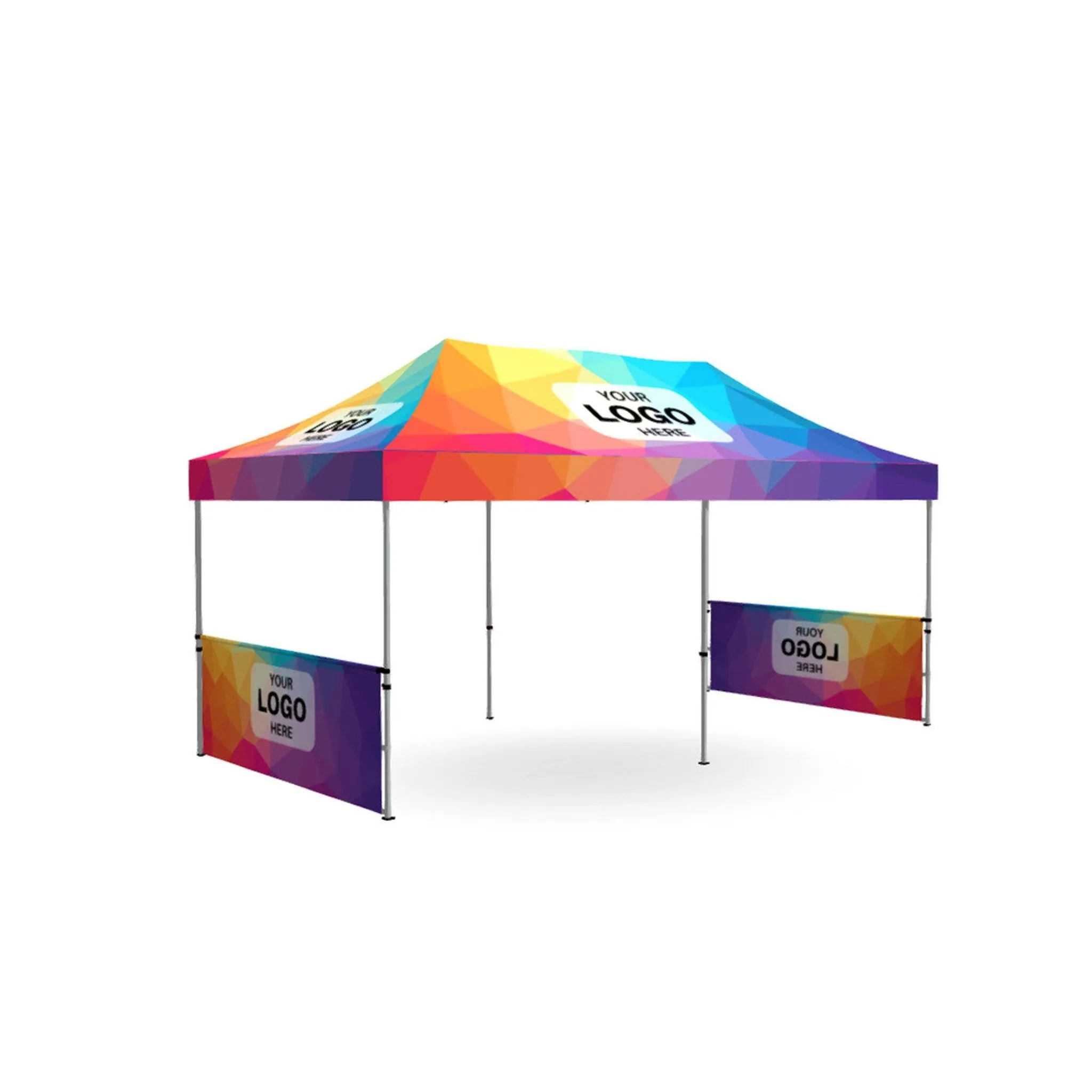 10x20 Printed Pop Up Tent Package