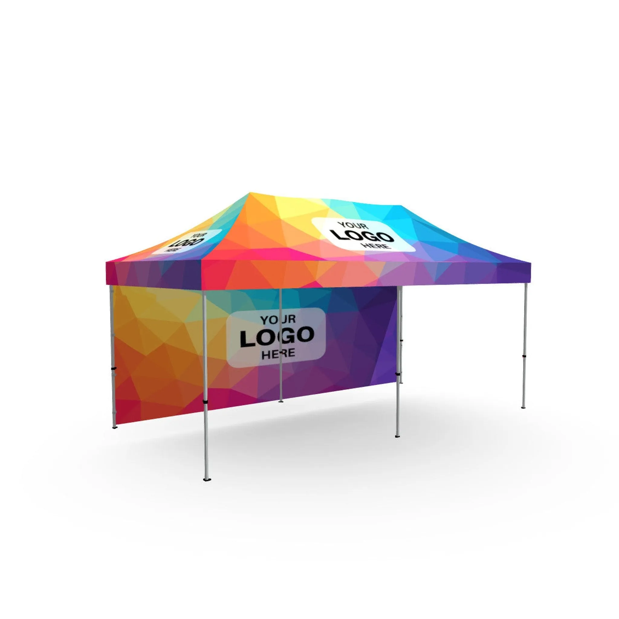 10x20 Printed Pop Up Tent Package