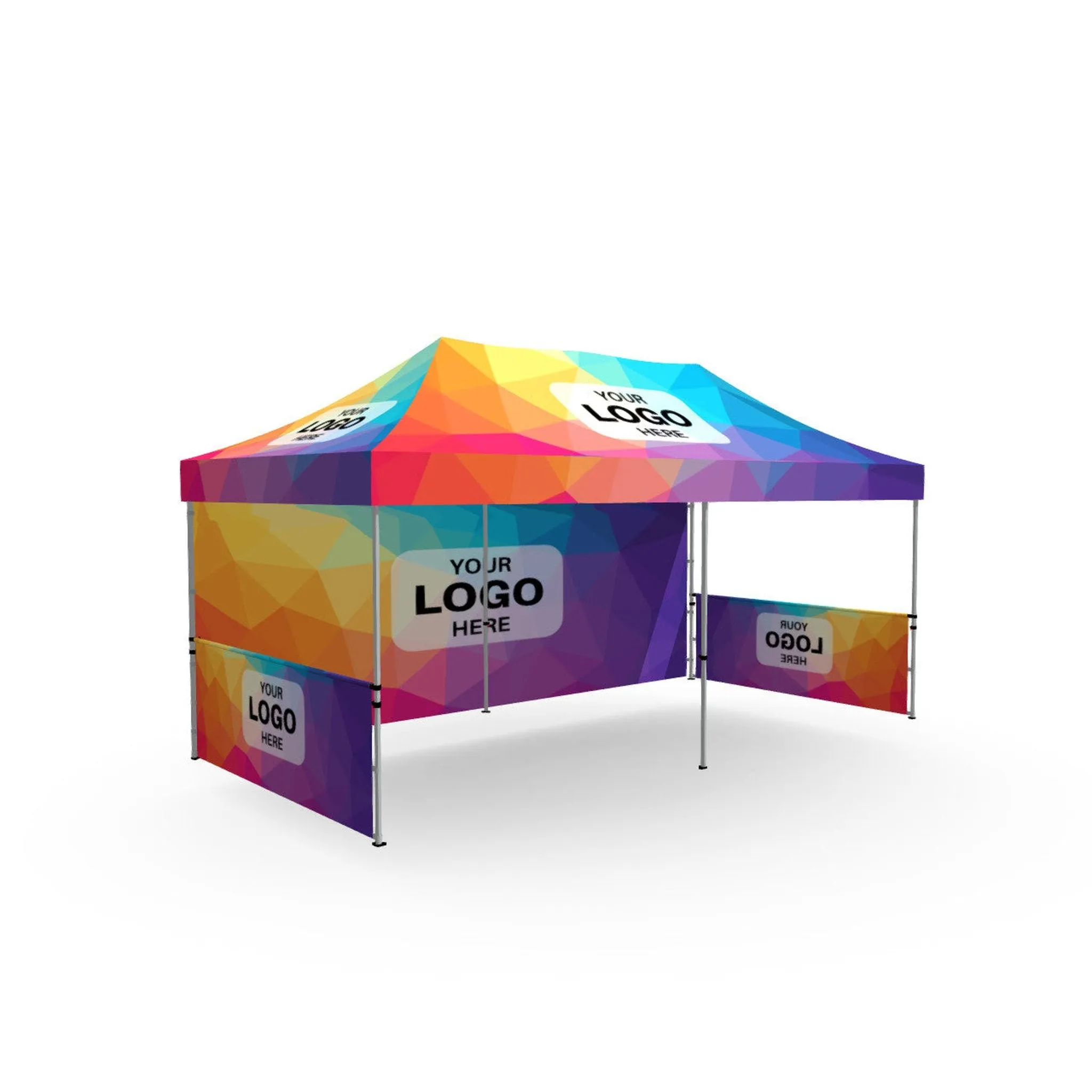 10x20 Printed Pop Up Tent Package