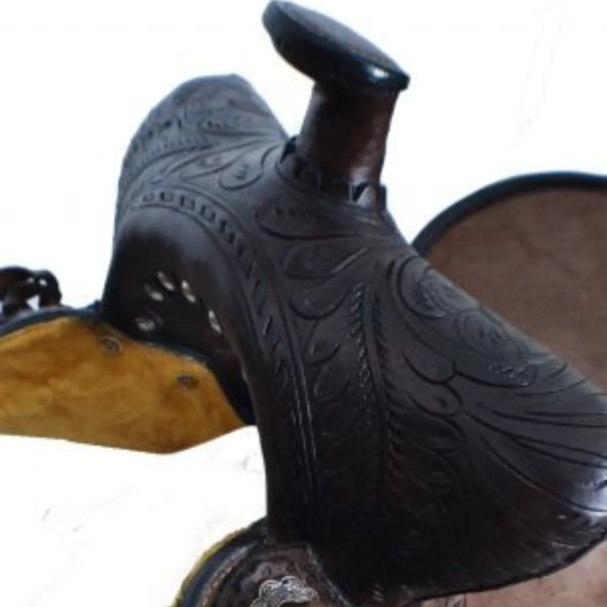 12", 13" DOUBLE T  YOUTH HARD SEAT BEAR TRAP STYLE SADDLE