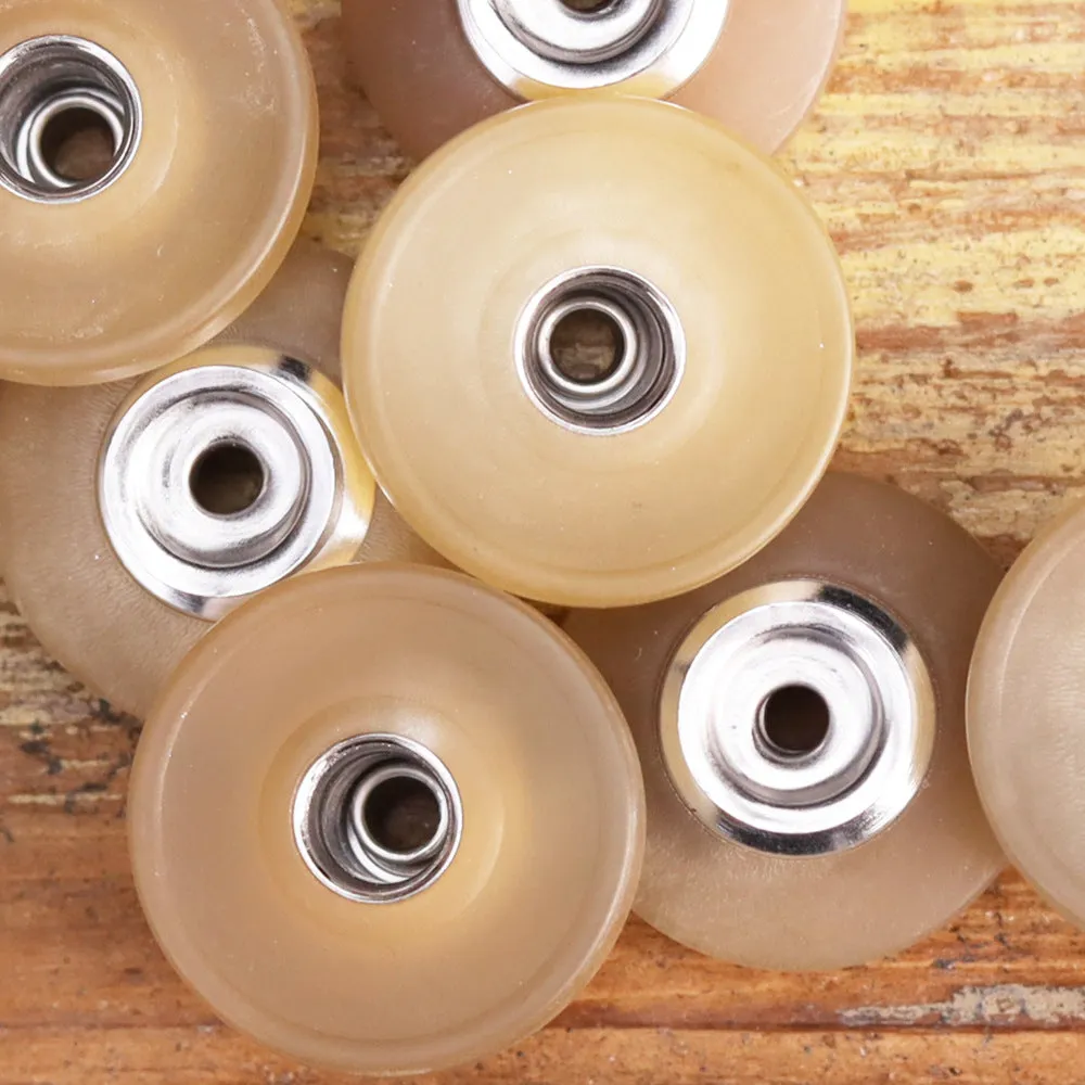 18mm Matte High-End Genuine Horn Rivet Stud Buttons 2pcs