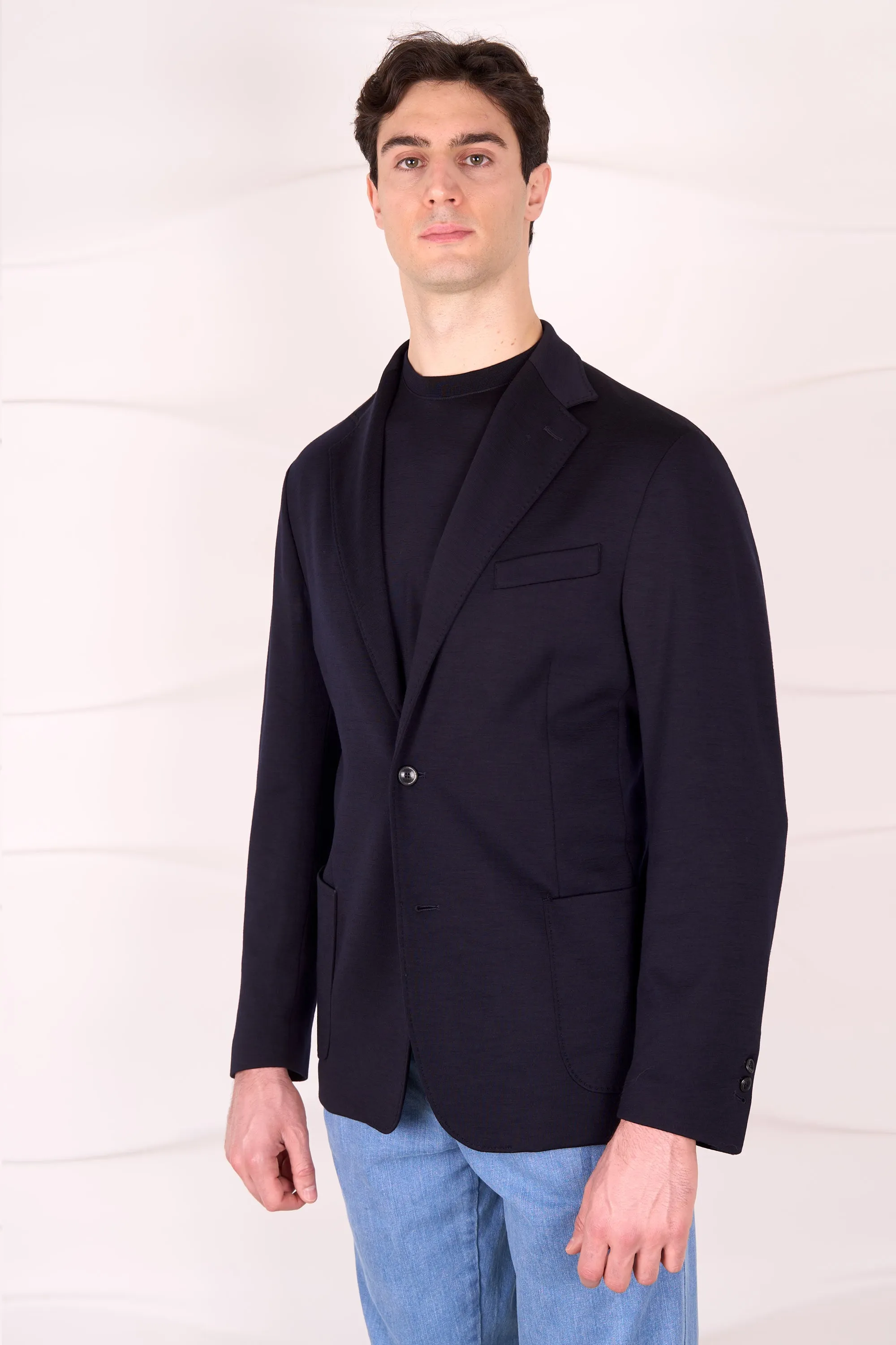 ACTIVE Wool Single-Breasted Blazer