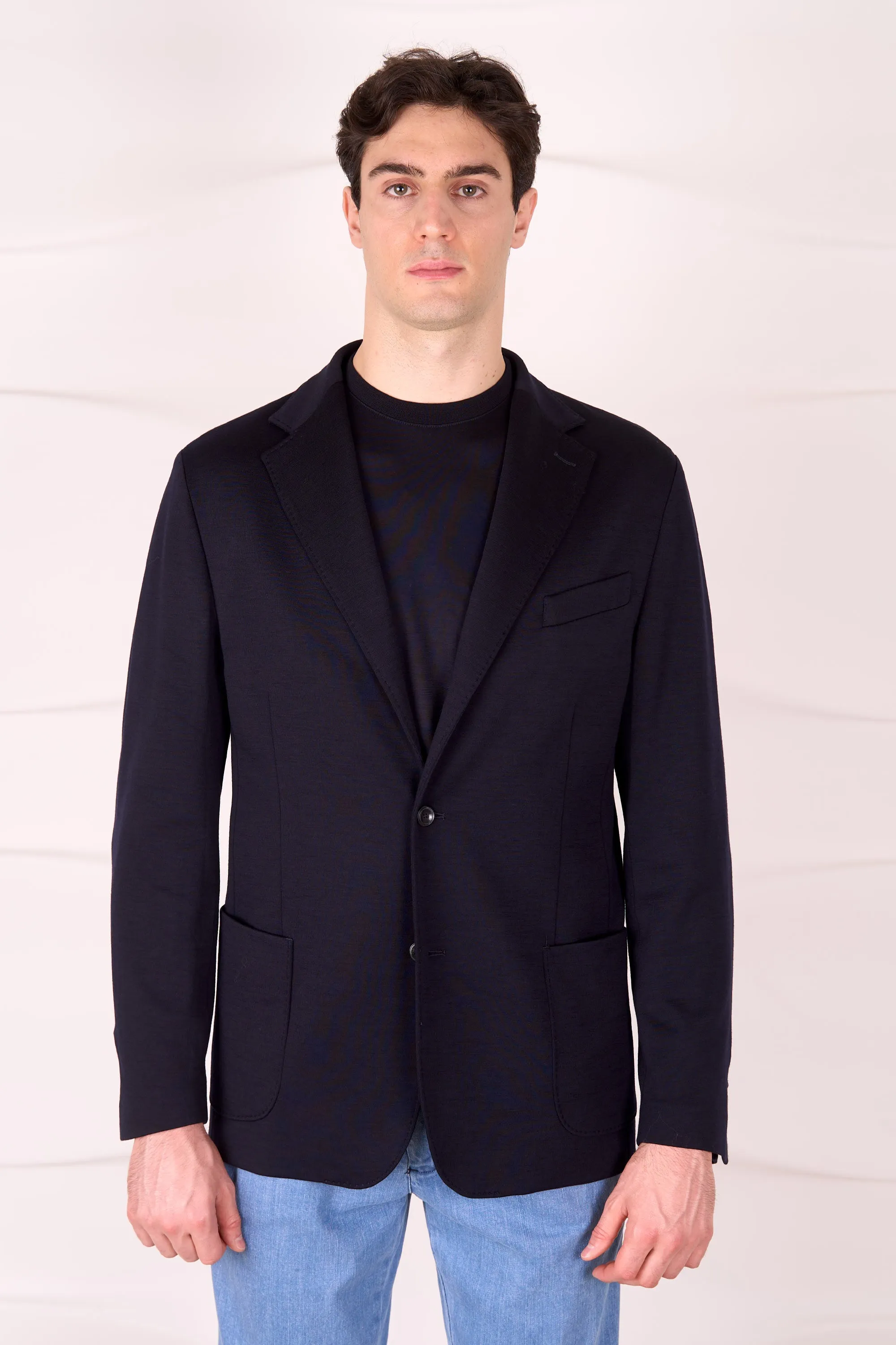 ACTIVE Wool Single-Breasted Blazer