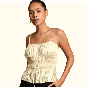 Adelyn Rae - Shawna Pleated Cami Top