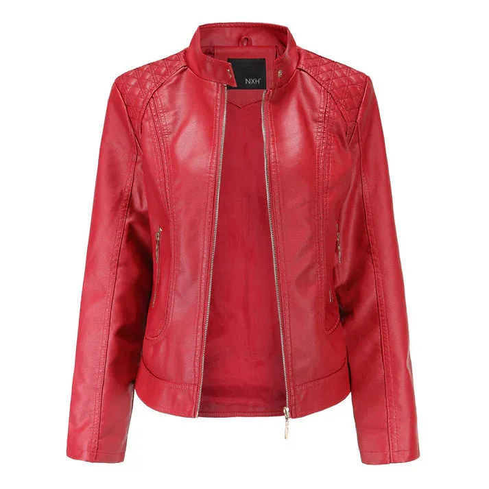 Alda - stylish leather jacket