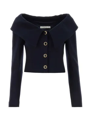 Alessandra Rich Navy Jackets