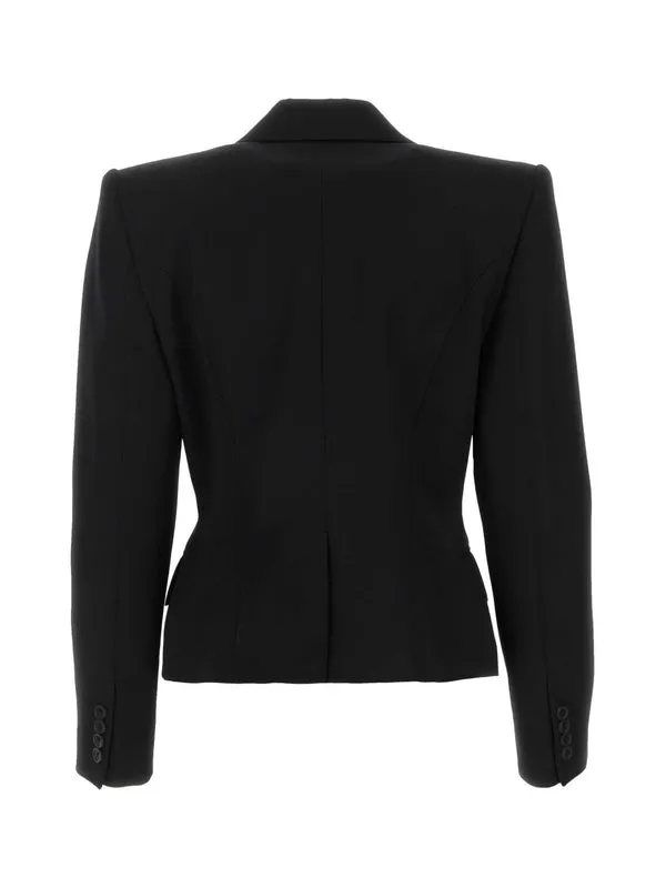 Alexander Mcqueen Black Tailored Jackets