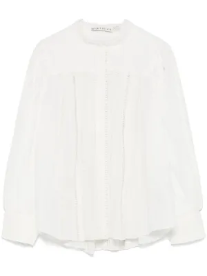 Alice   Olivia Cora Cotton Blouse