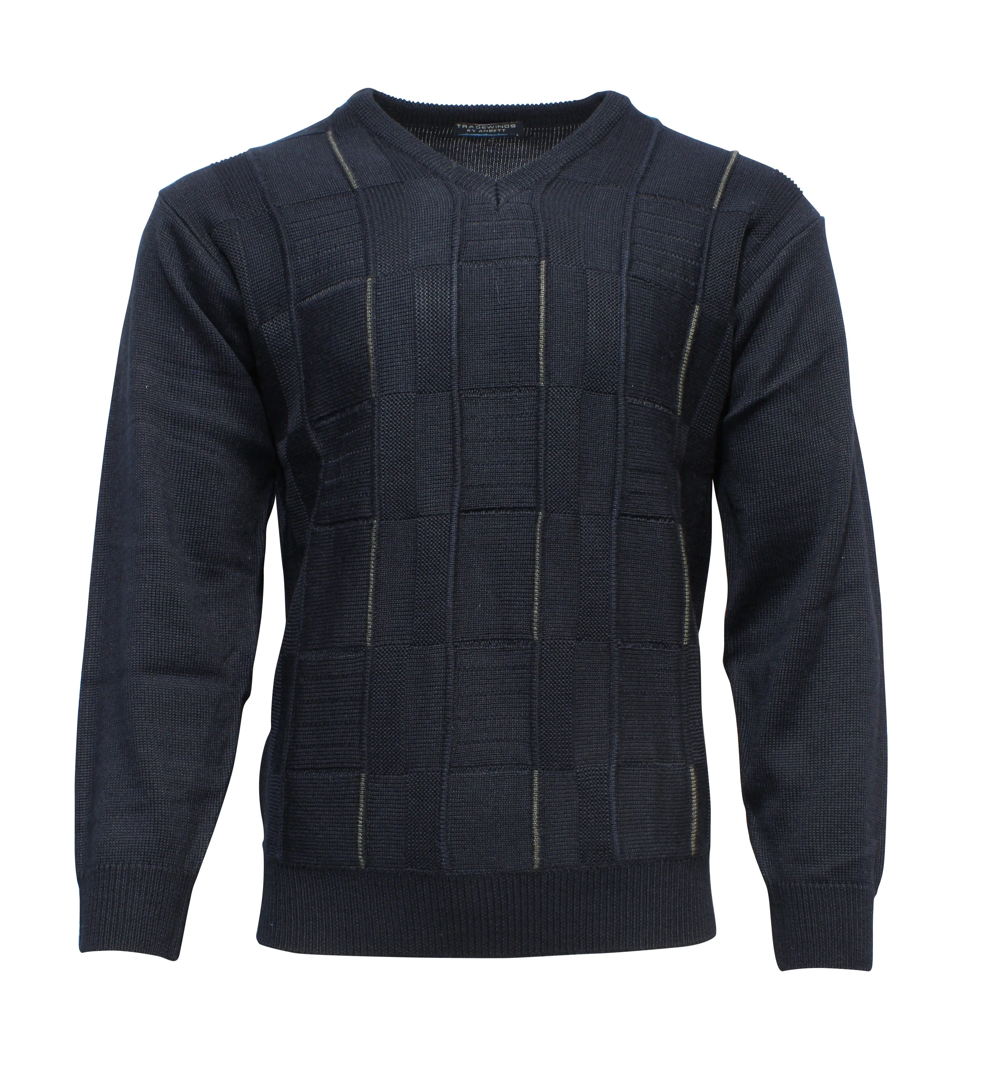 Ansett Tradewinds Wool Blend Vee Knit