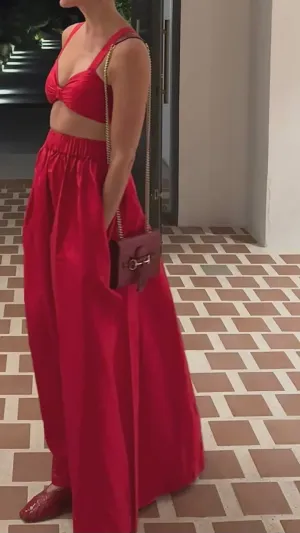 Artclub Cucciolo Skirt in Red