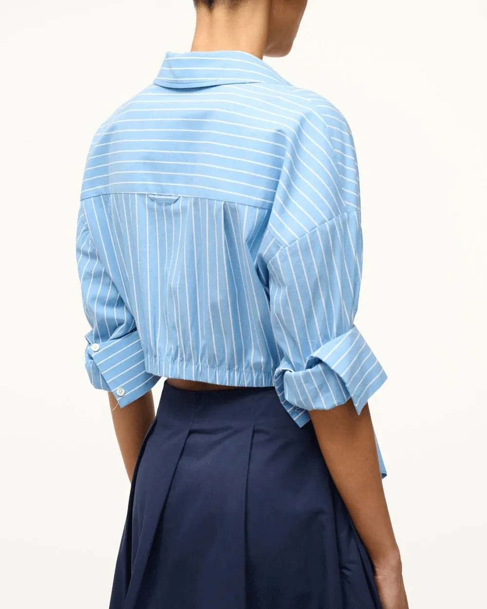 Azure Pinstripe Lisa Top