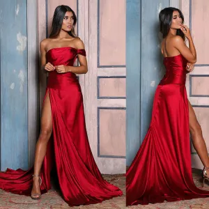 Backless long mermaid dresses
