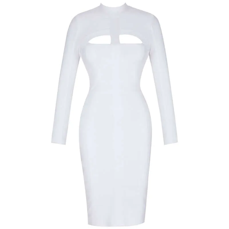 Bandage Cutout Midi Dress