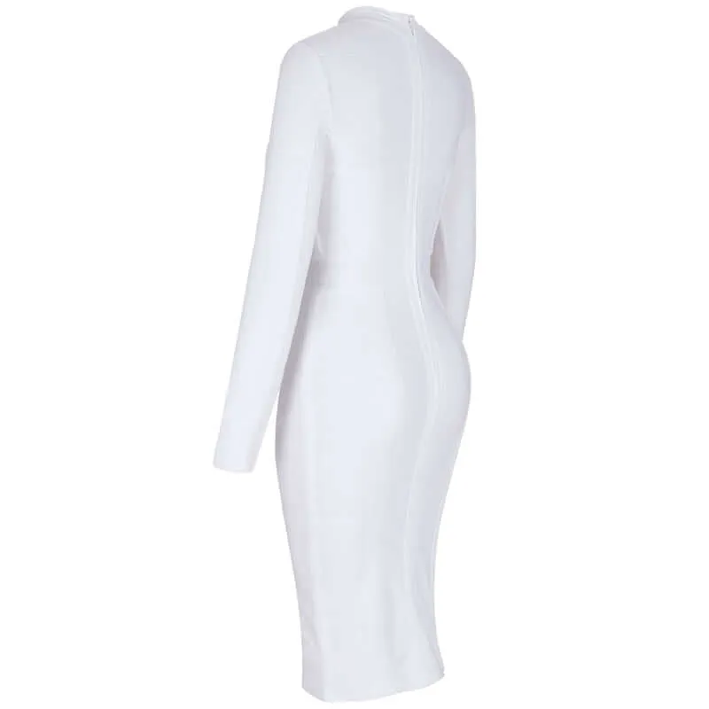 Bandage Cutout Midi Dress