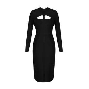 Bandage Cutout Midi Dress