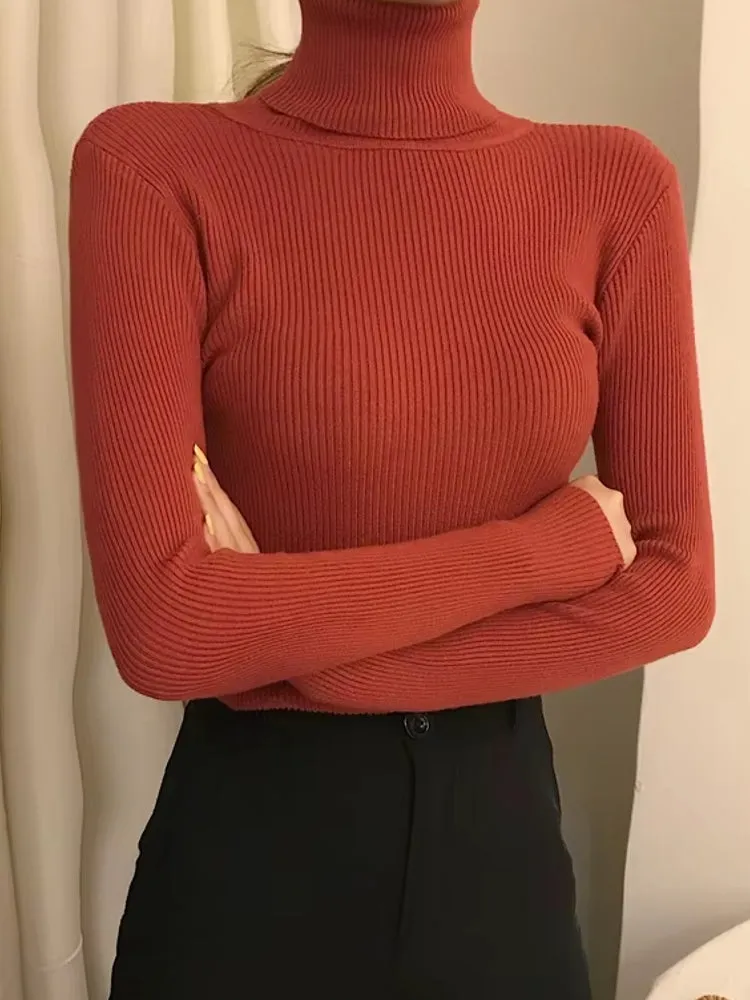 Basic Soft Top Sweaters For Women