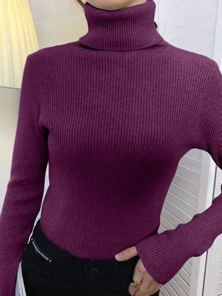 Basic Soft Top Sweaters For Women