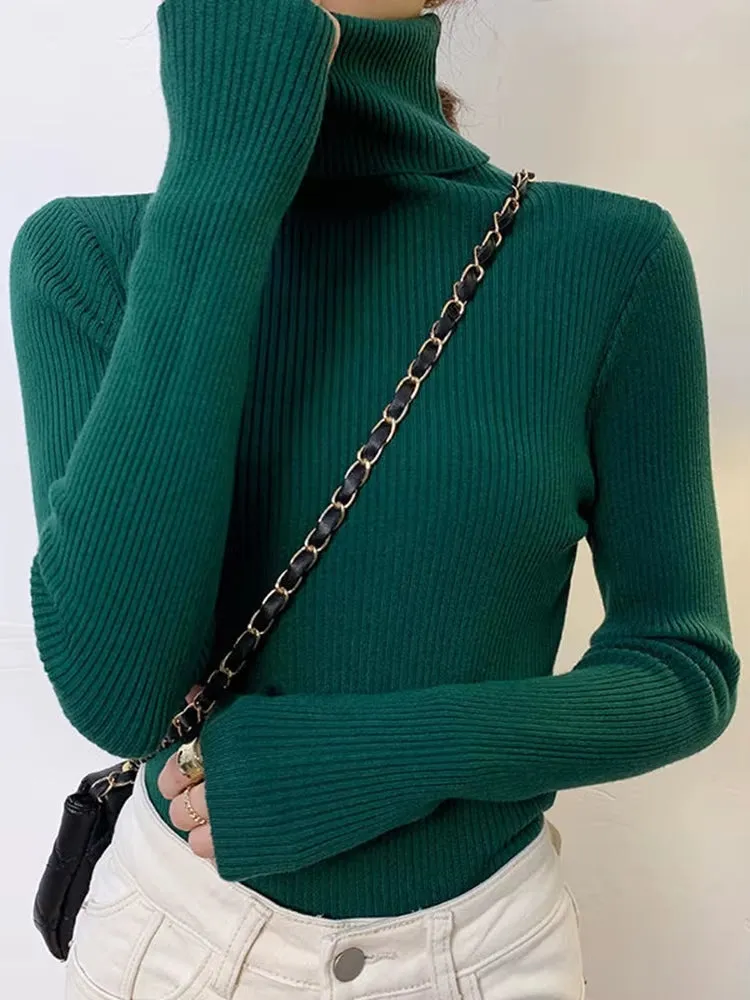 Basic Soft Top Sweaters For Women