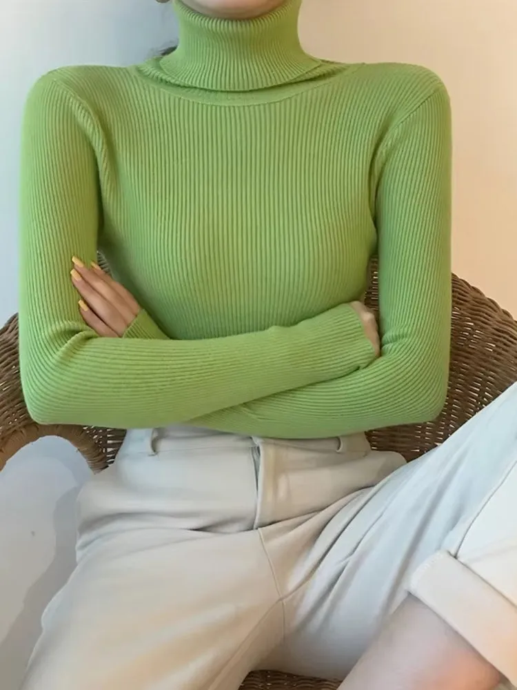 Basic Soft Top Sweaters For Women