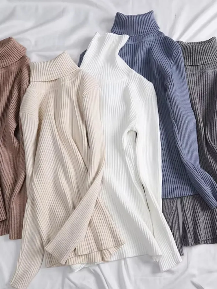 Basic Soft Top Sweaters For Women