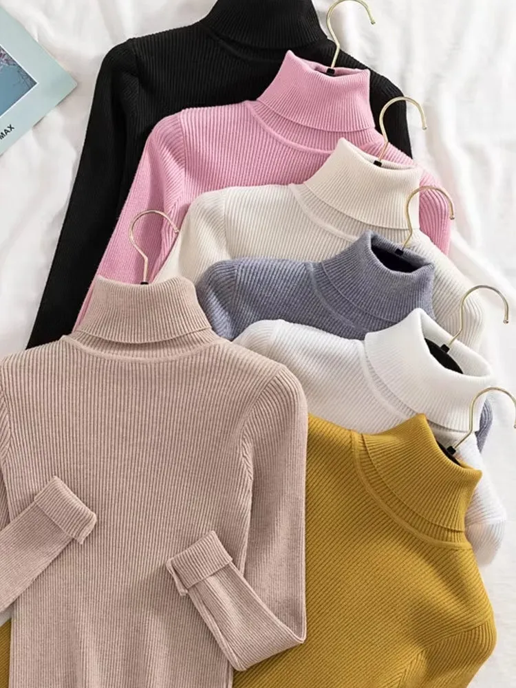 Basic Soft Top Sweaters For Women