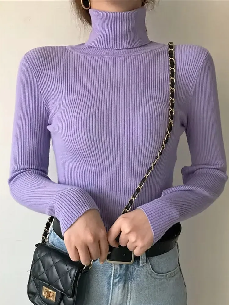Basic Soft Top Sweaters For Women