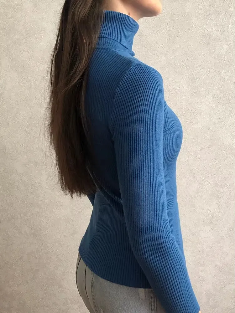 Basic Soft Top Sweaters For Women