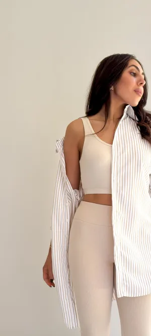 Beige Essentials: Crop