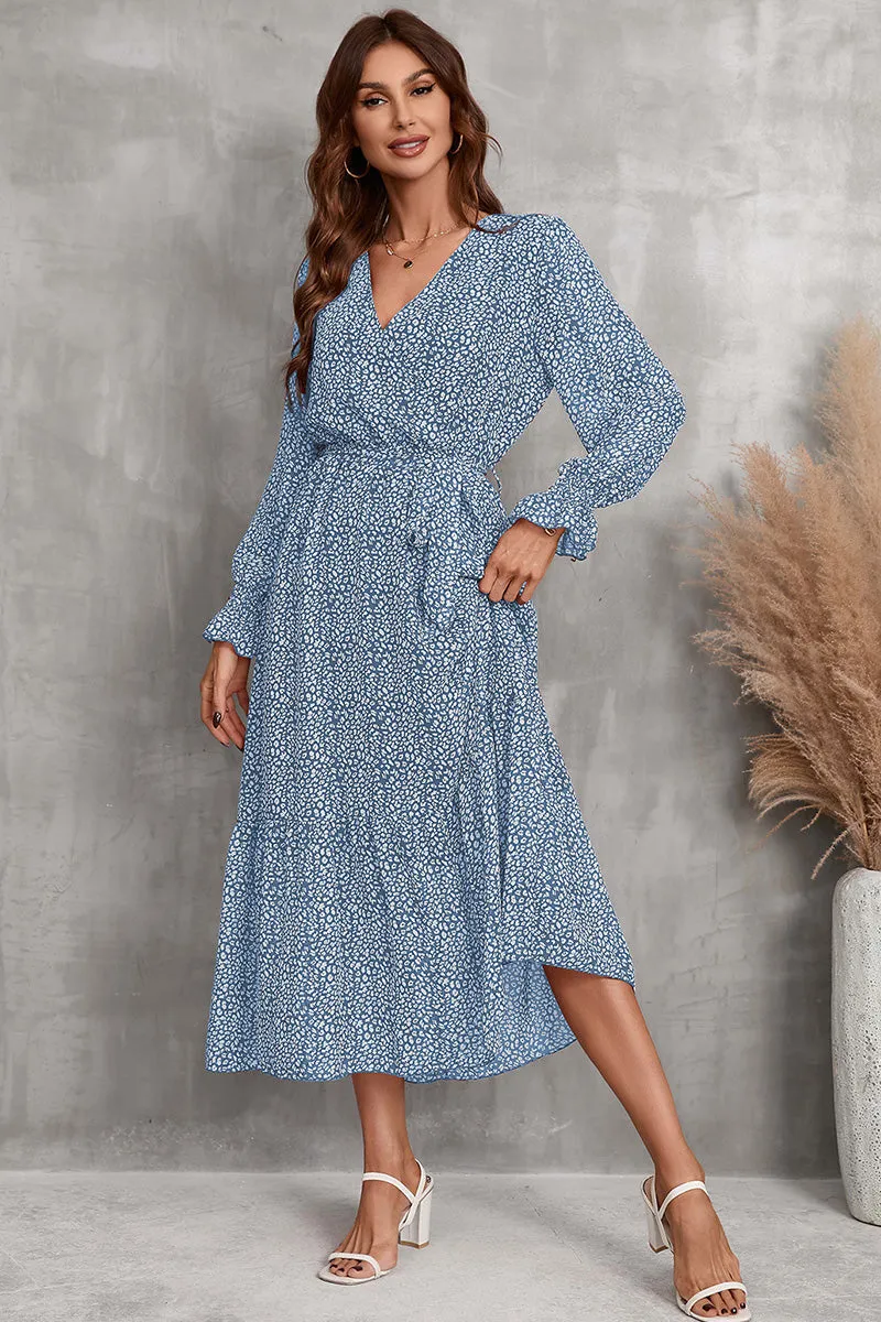 Bloom Wrap Midi Dress