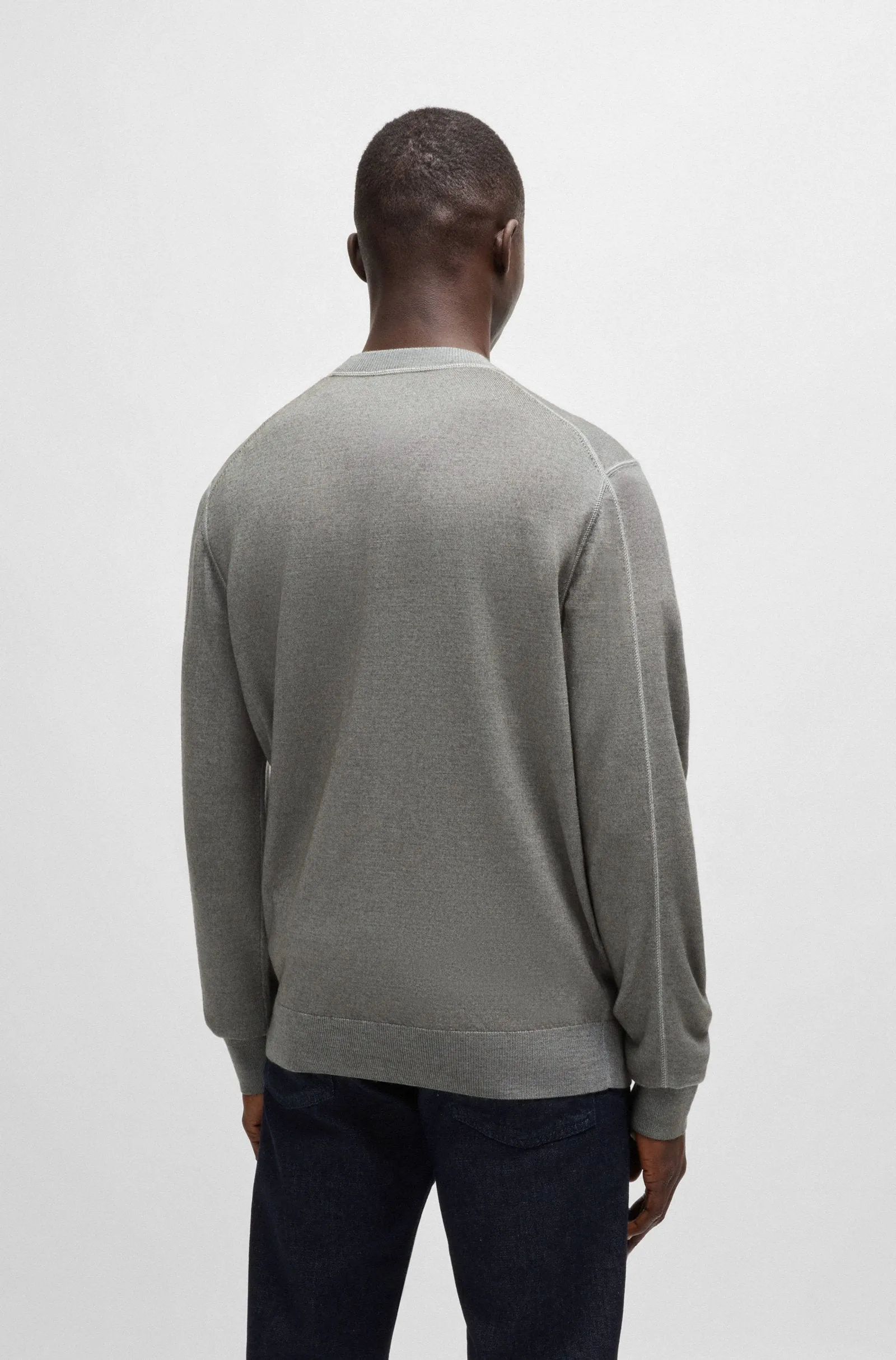 BOSS Sweaters Regular Fit in Wool - ASTEFANO 10265715 01-50527334
