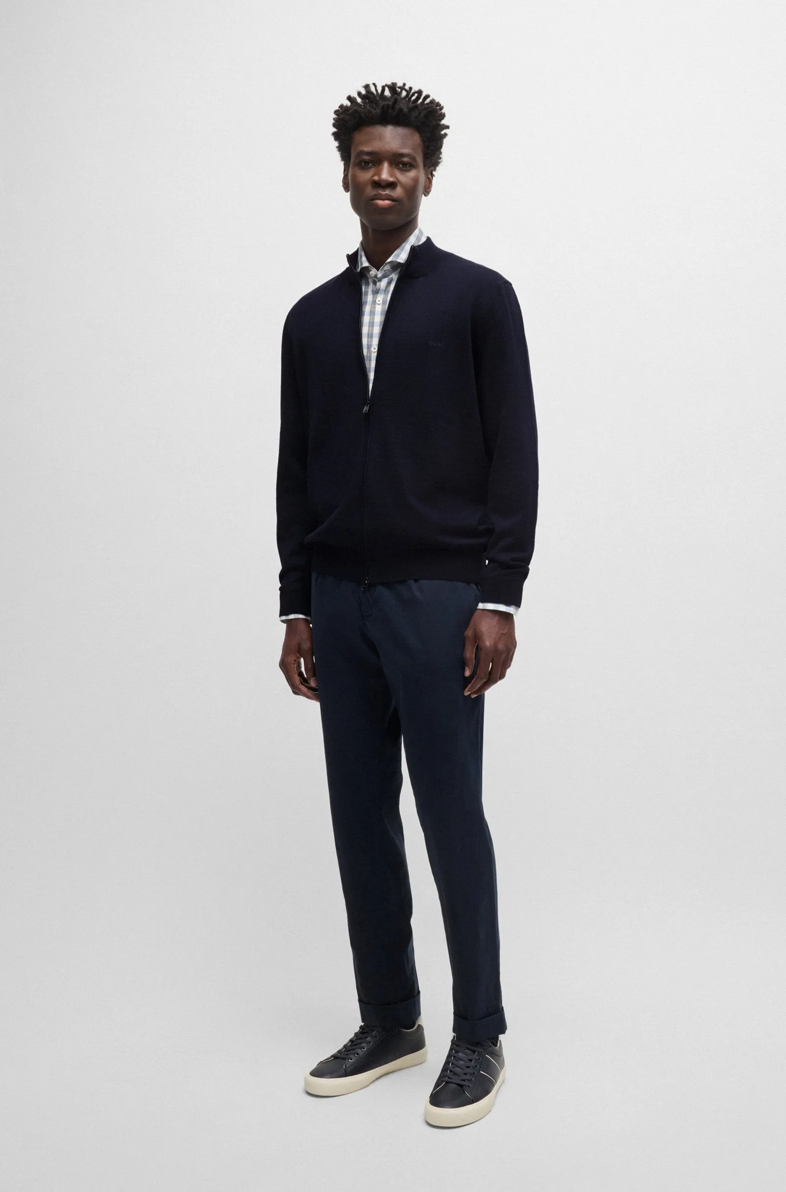 BOSS Sweaters Regular Fit in Wool - BALONSO-L 10243951 01-50476347