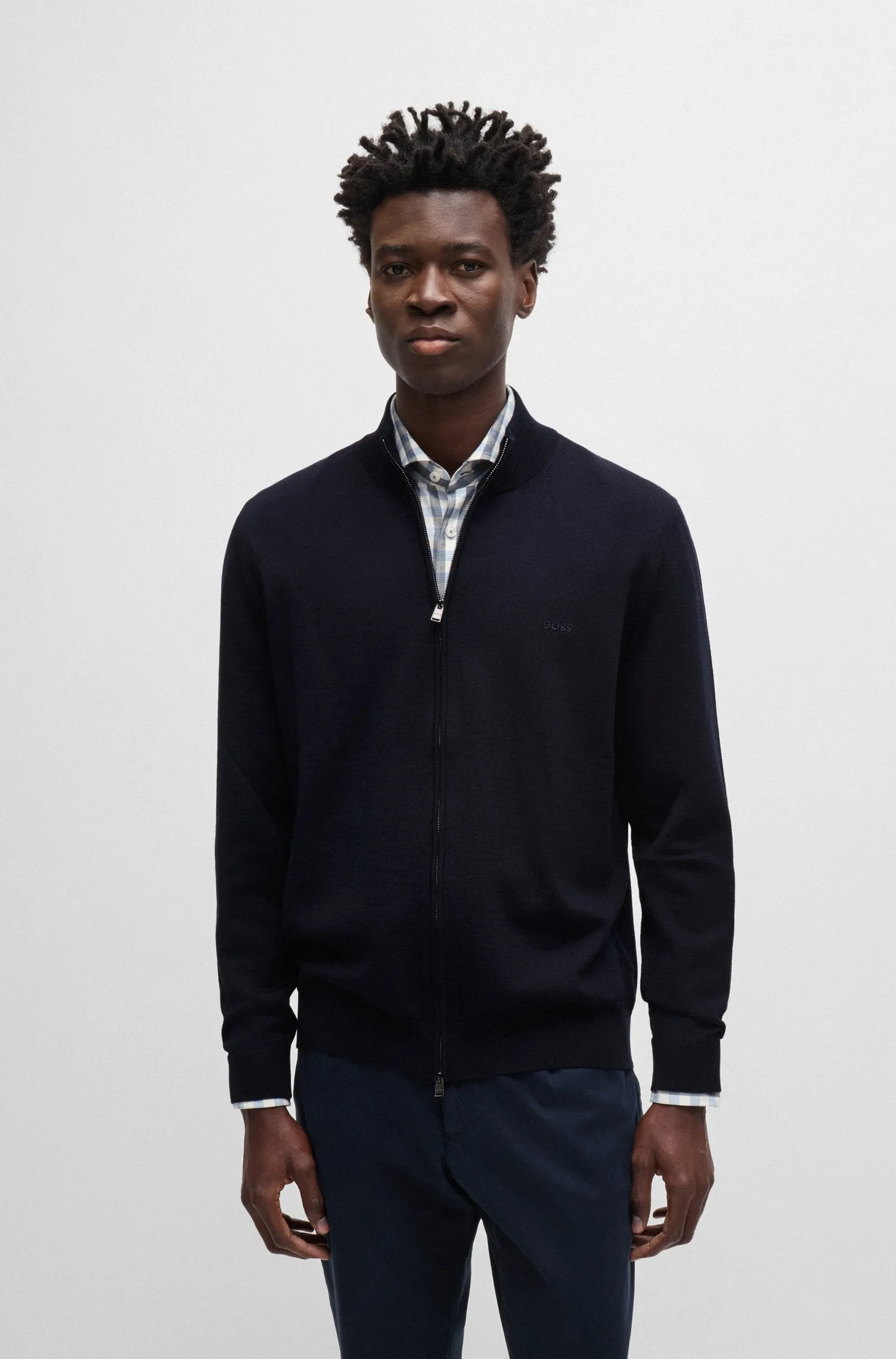 BOSS Sweaters Regular Fit in Wool - BALONSO-L 10243951 01-50476347