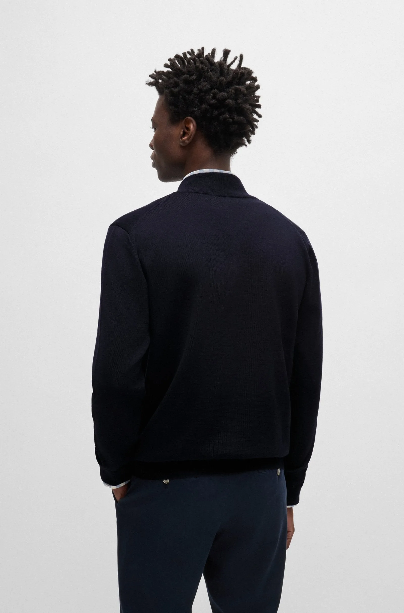 BOSS Sweaters Regular Fit in Wool - BALONSO-L 10243951 01-50476347