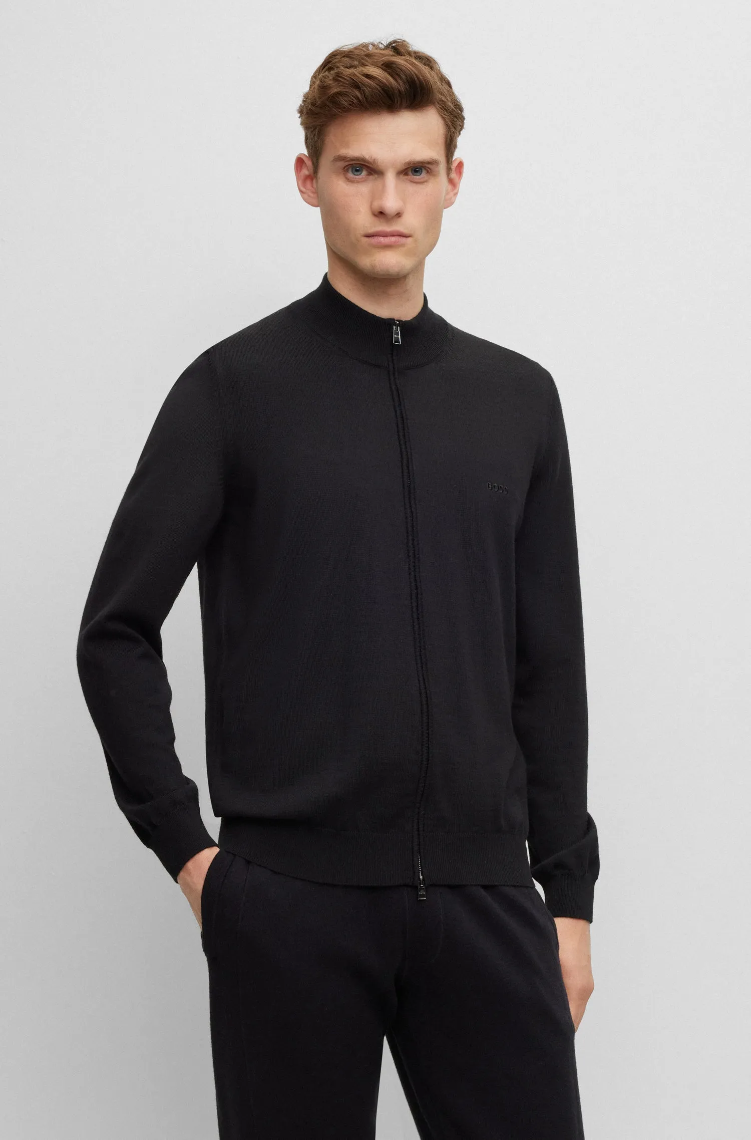 BOSS Sweaters Regular Fit in Wool - BALONSO-L 10243951 01-50476347