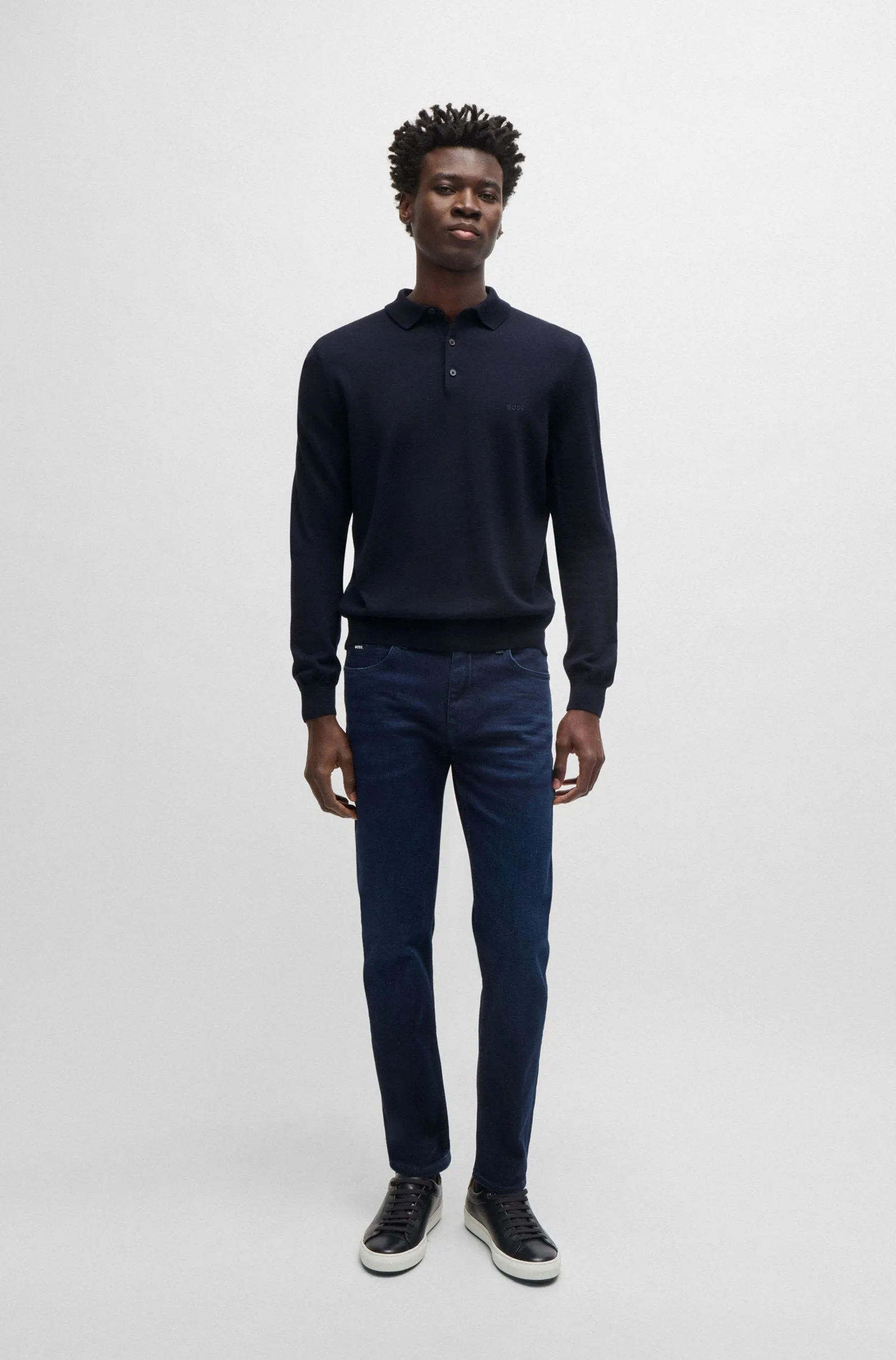 BOSS Sweaters Regular Fit in Wool - BONO-L 10243945 01-50476357