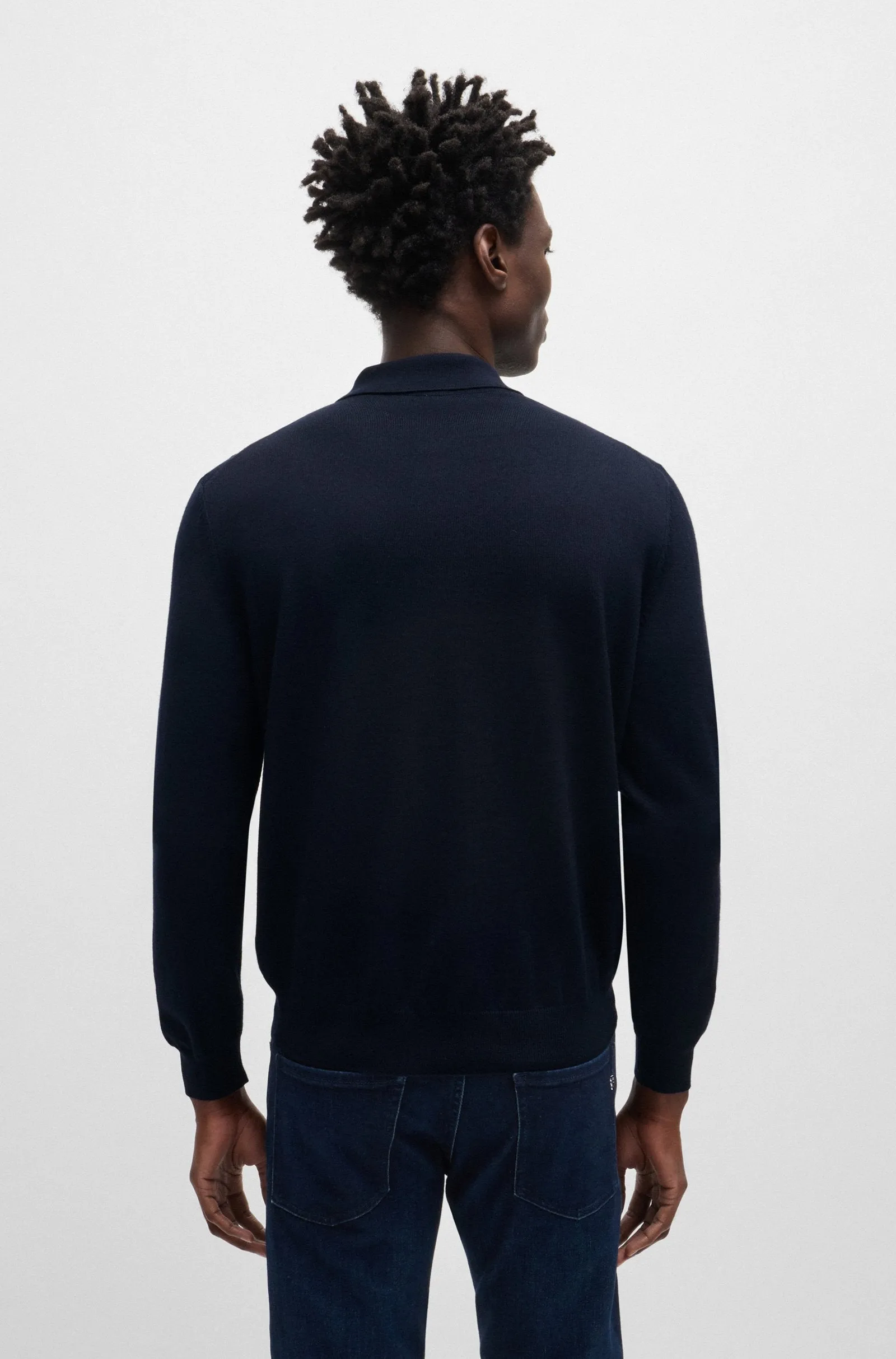 BOSS Sweaters Regular Fit in Wool - BONO-L 10243945 01-50476357