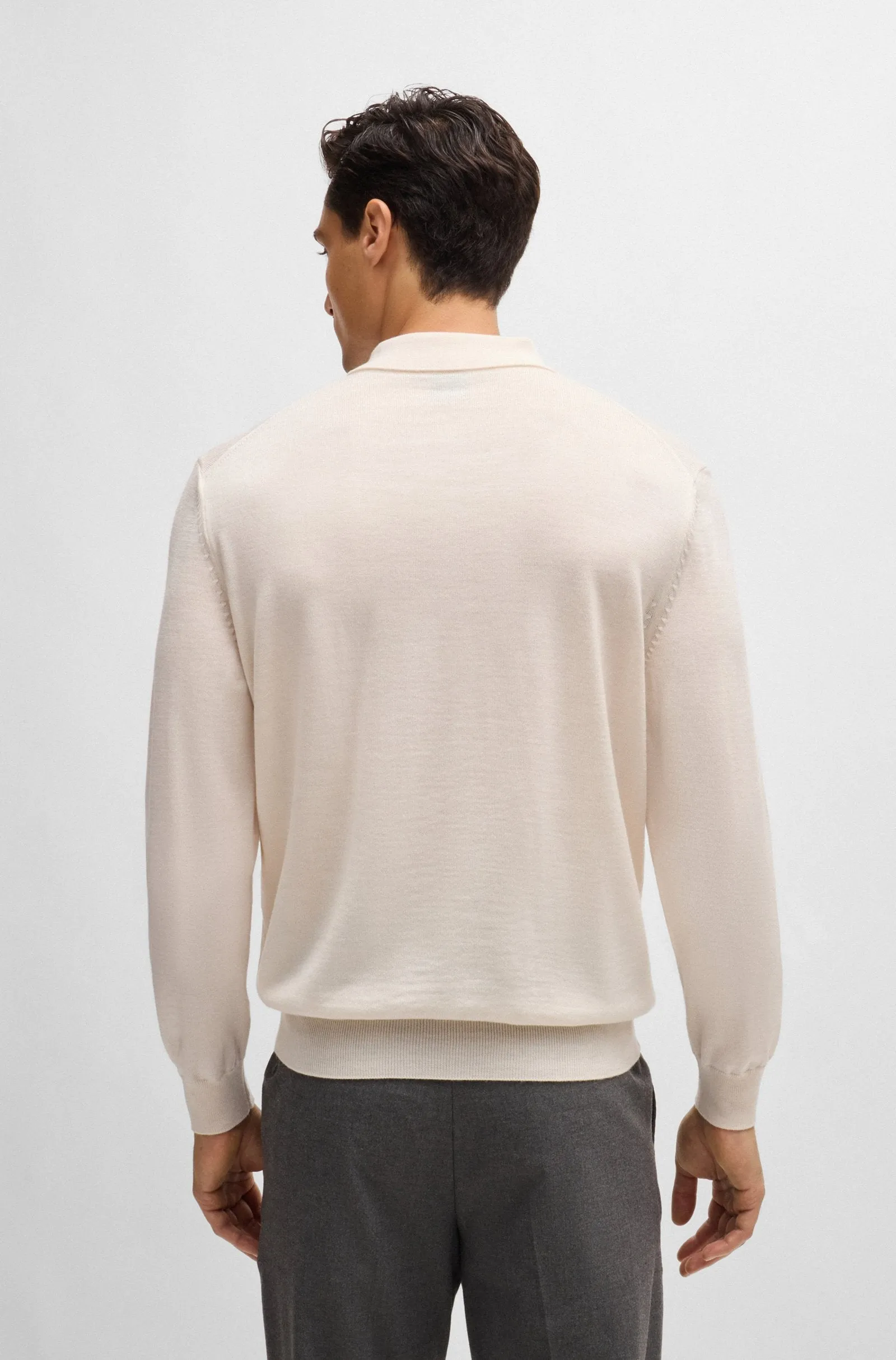 BOSS Sweaters Regular Fit in Wool - BONO-L 10243945 01-50476357