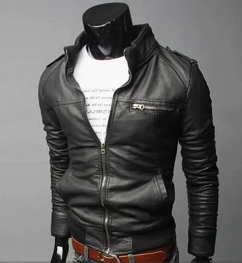 Brok - fashionable leather jacket