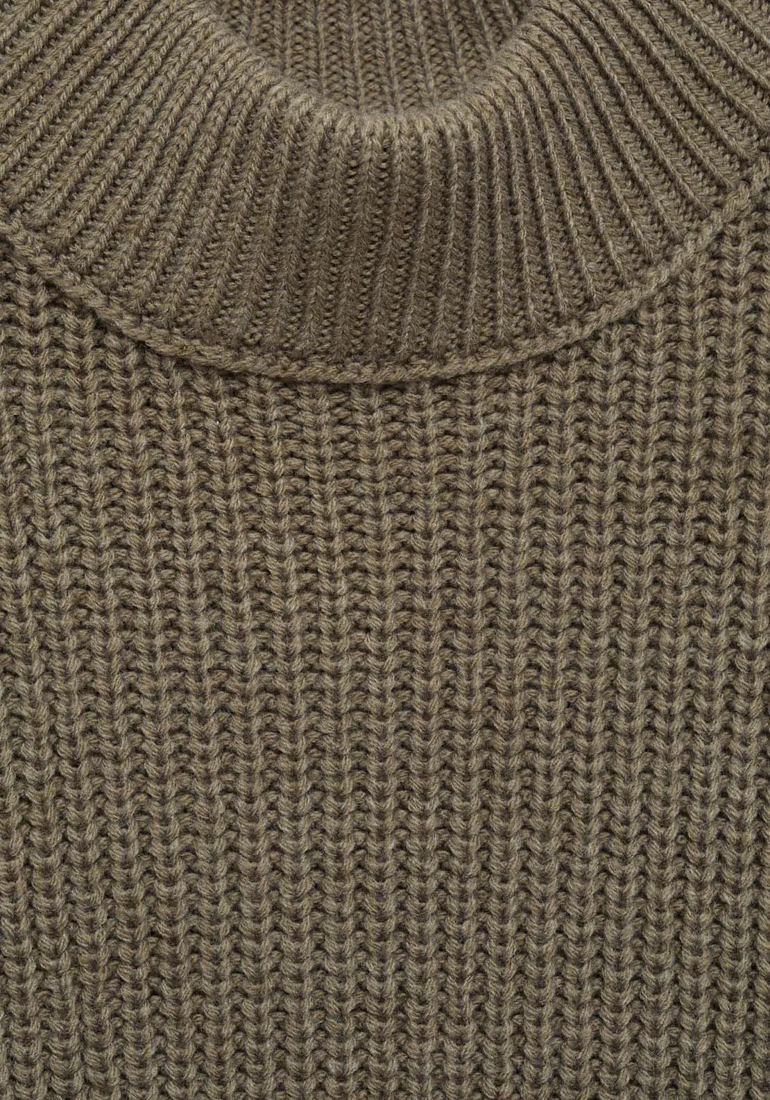 Buttons detail knit sweater - Beige/khaki