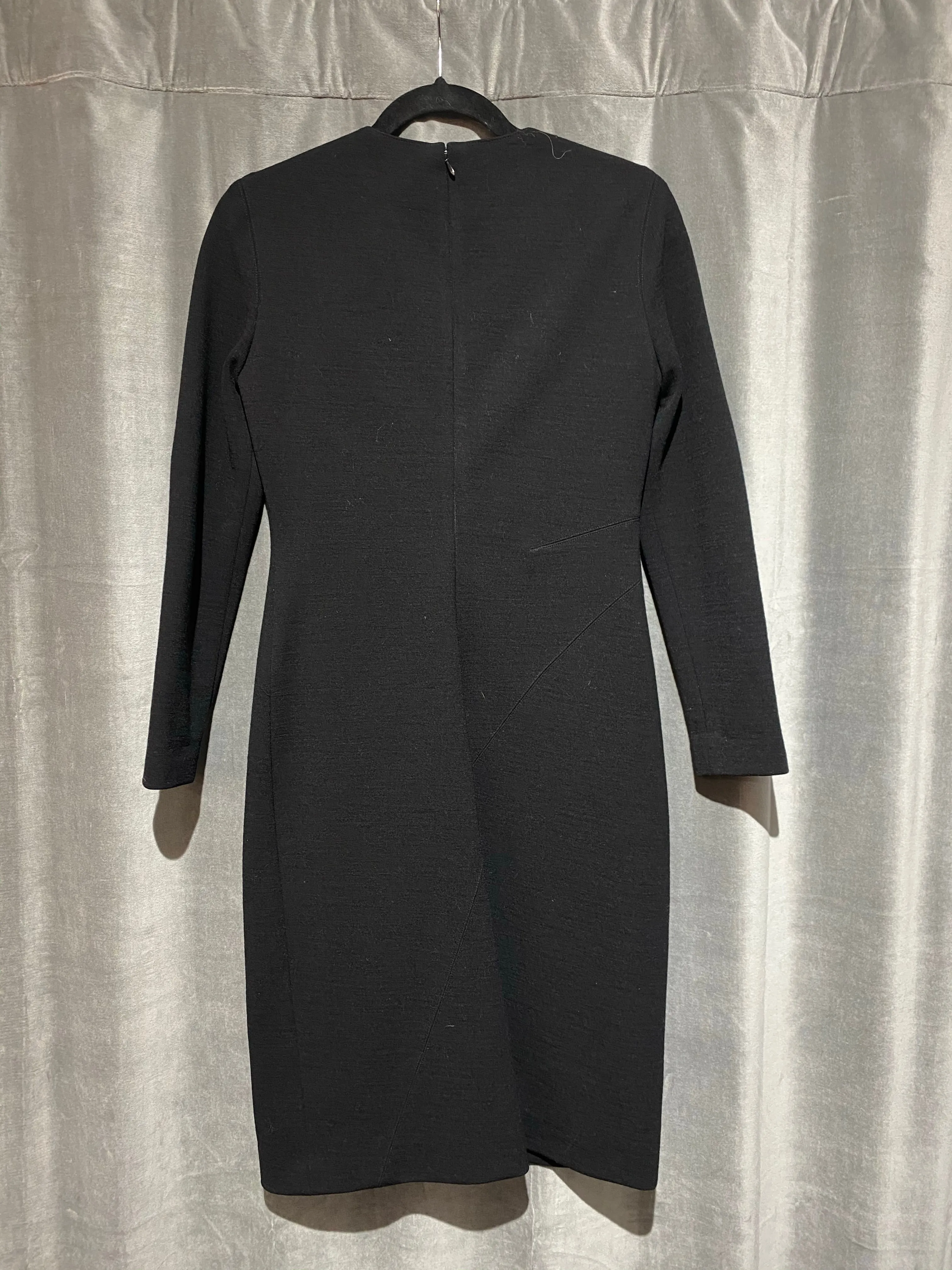 Calvin Klein Collection Love Sleeve Round Neck Dress