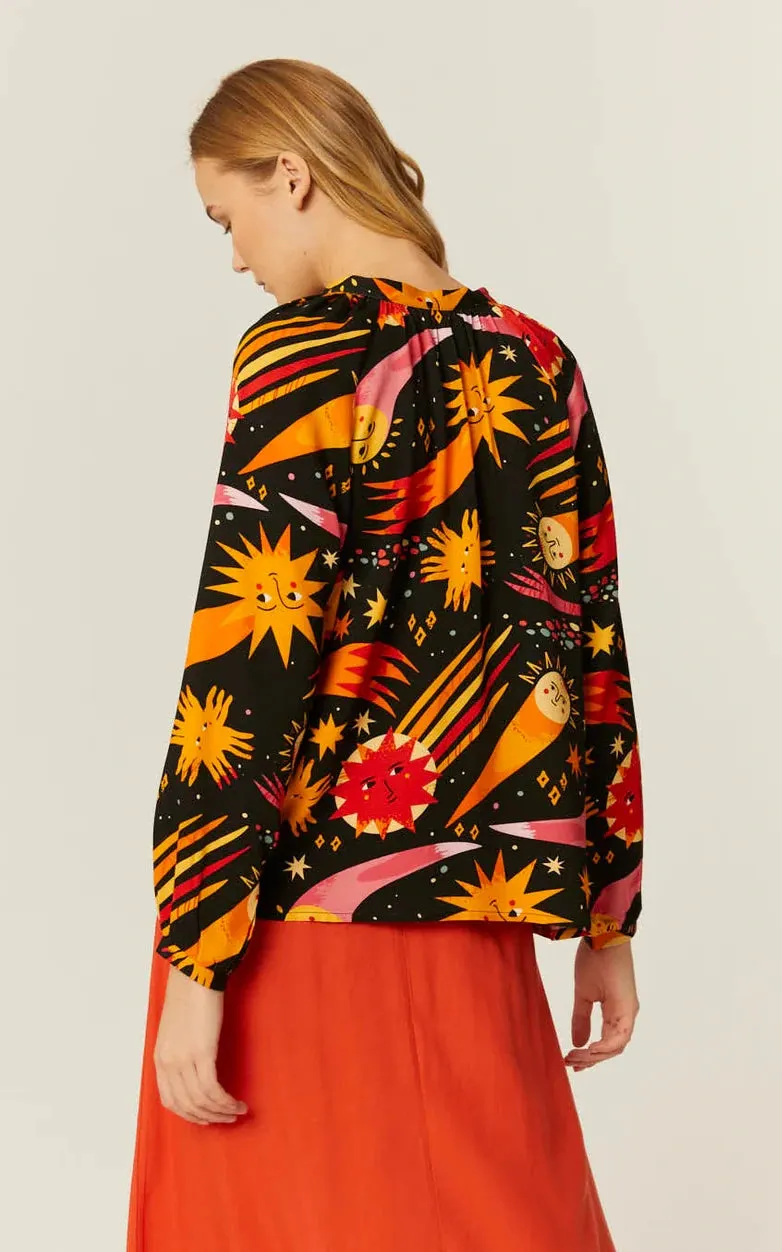 Camisa Cosmos Cuello Mao
