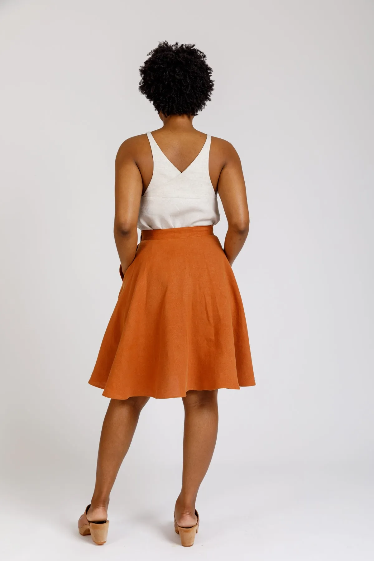 Cascade skirt pattern
