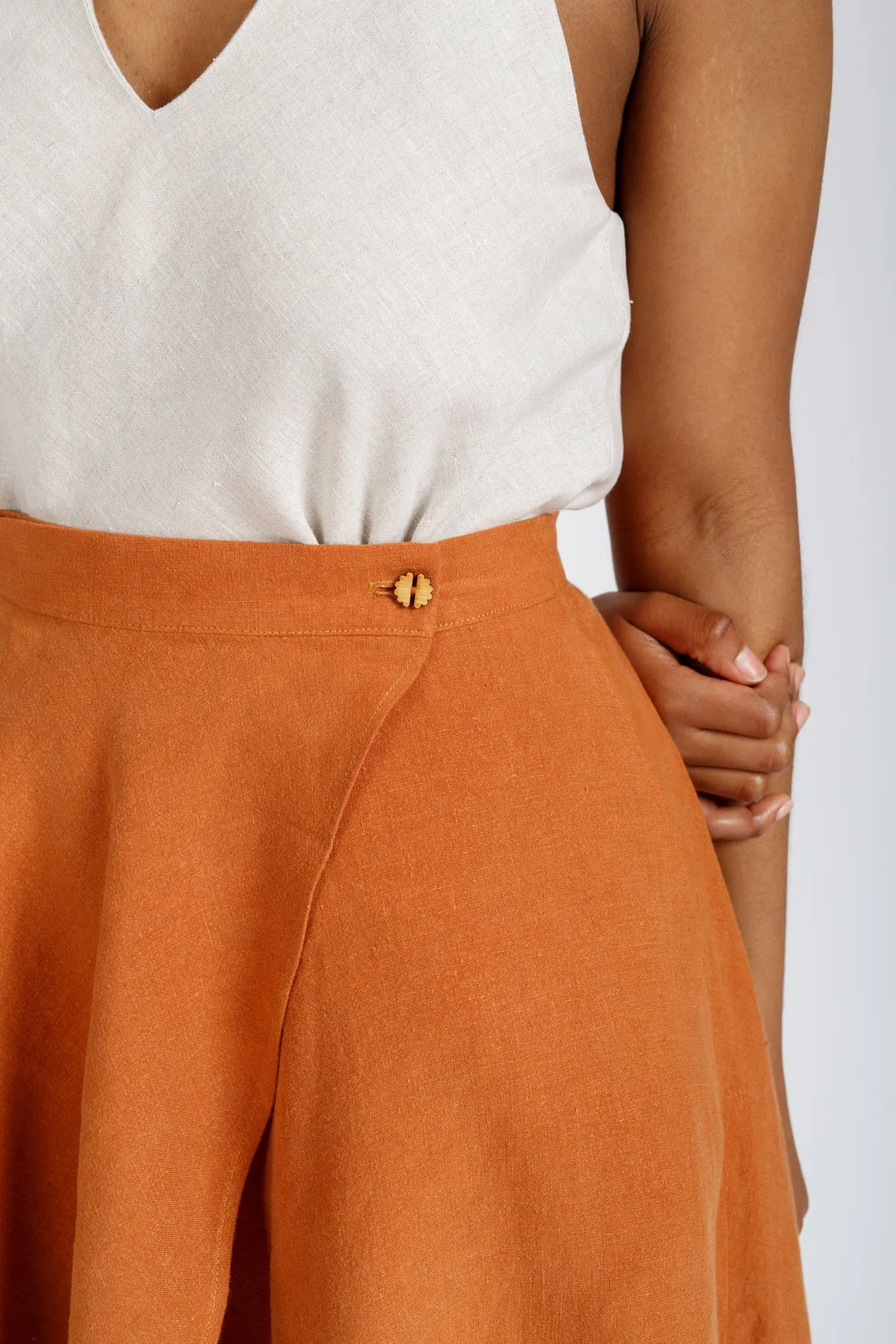 Cascade skirt pattern