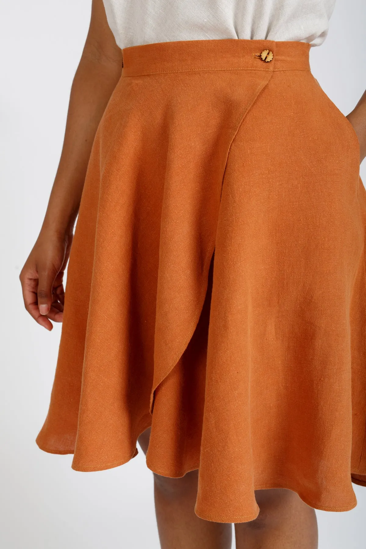 Cascade skirt pattern