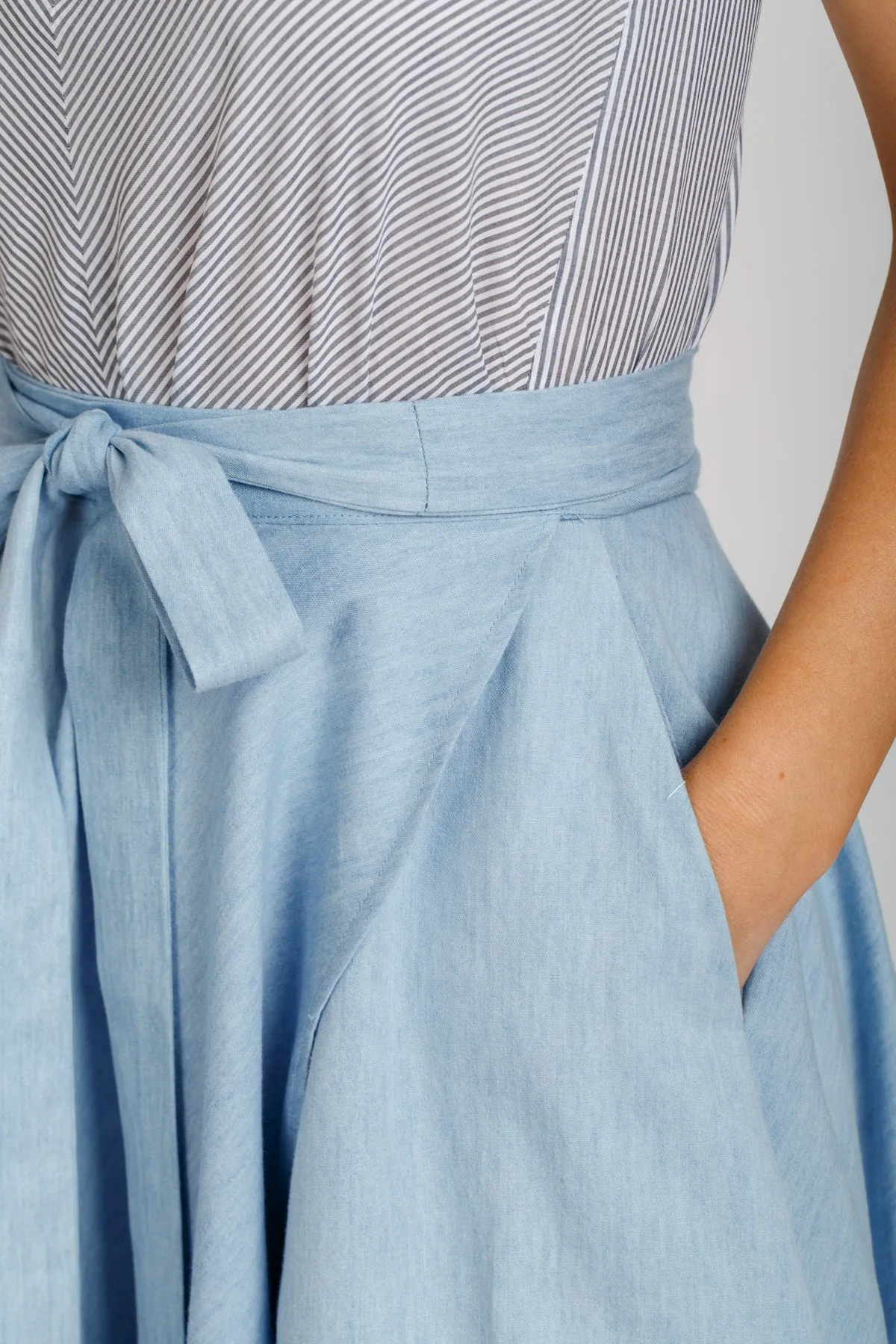 Cascade skirt pattern