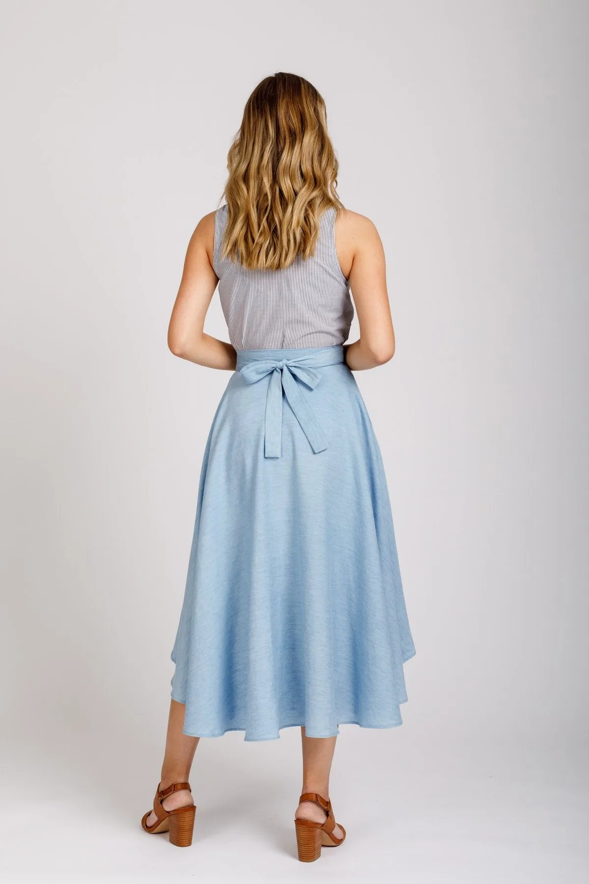 Cascade skirt pattern