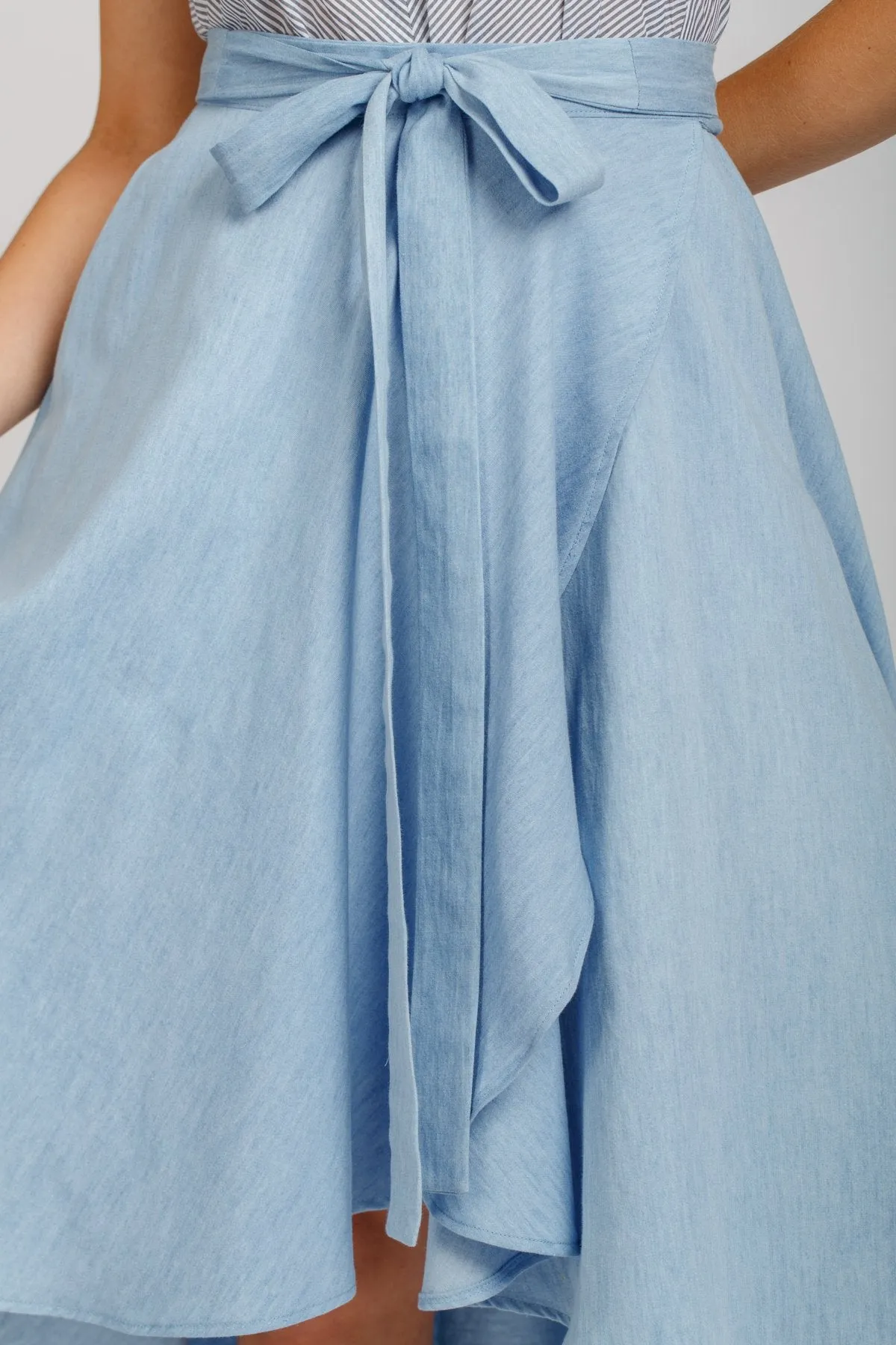Cascade skirt pattern