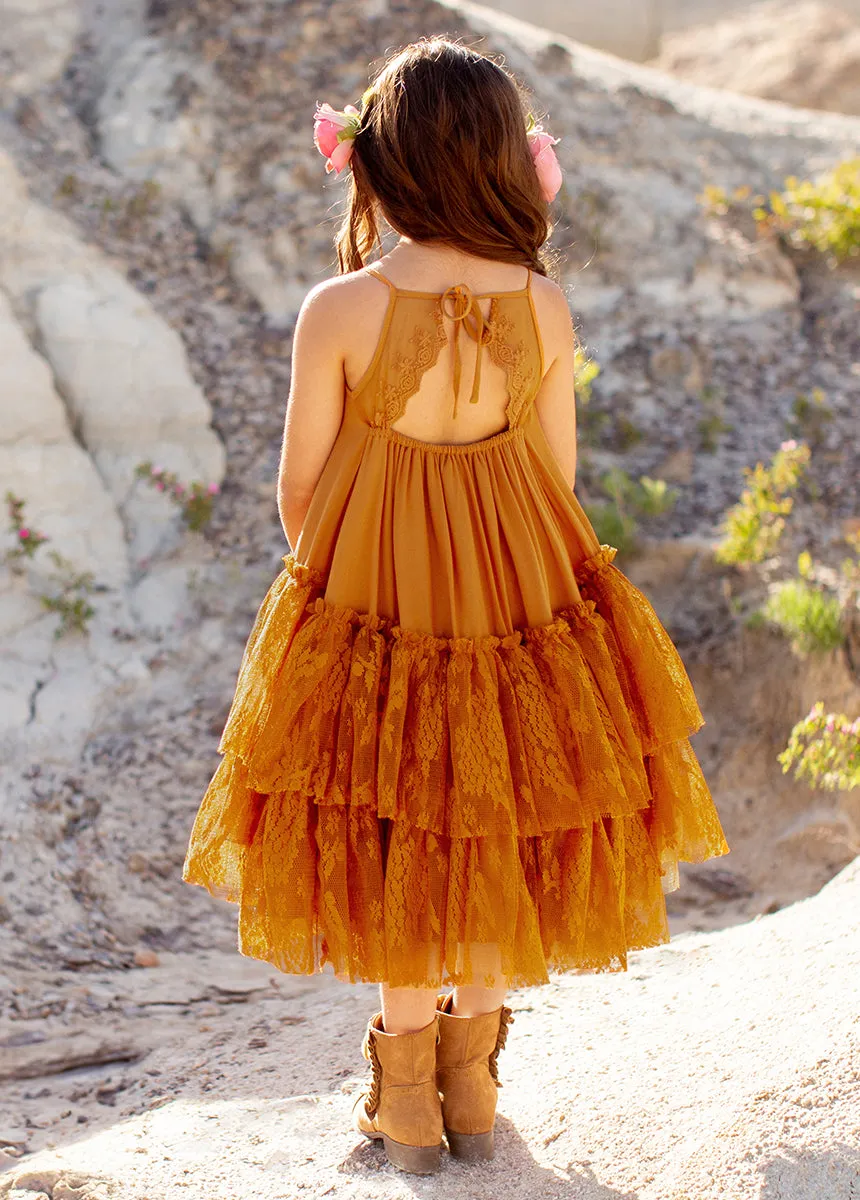 Catrina Dress in Marigold