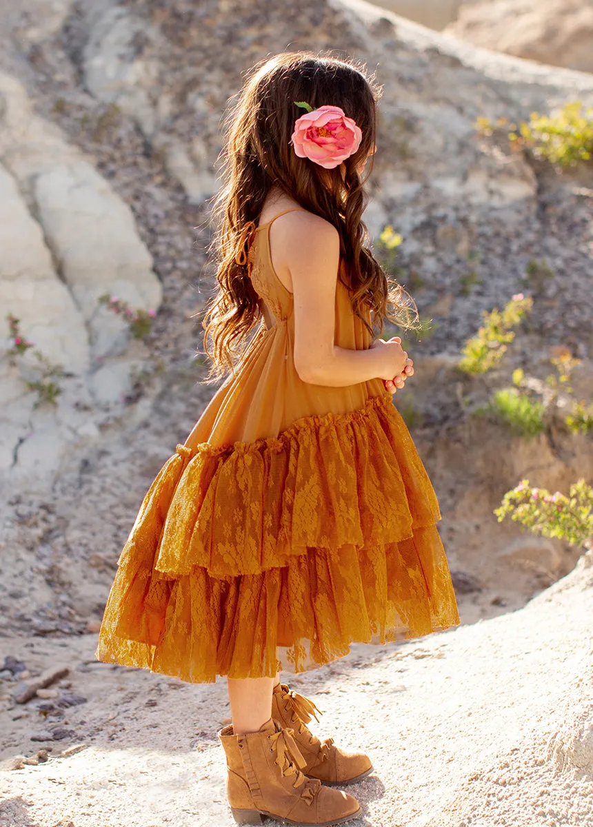 Catrina Dress in Marigold