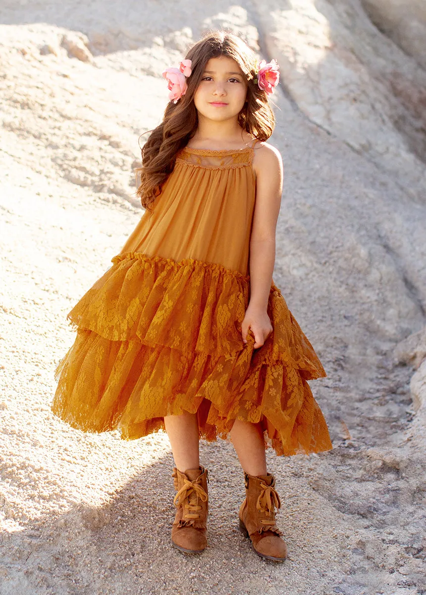 Catrina Dress in Marigold